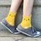 Wrapables Novelty Animal Print Crew Socks (Set of 5), Whiskers and Paws